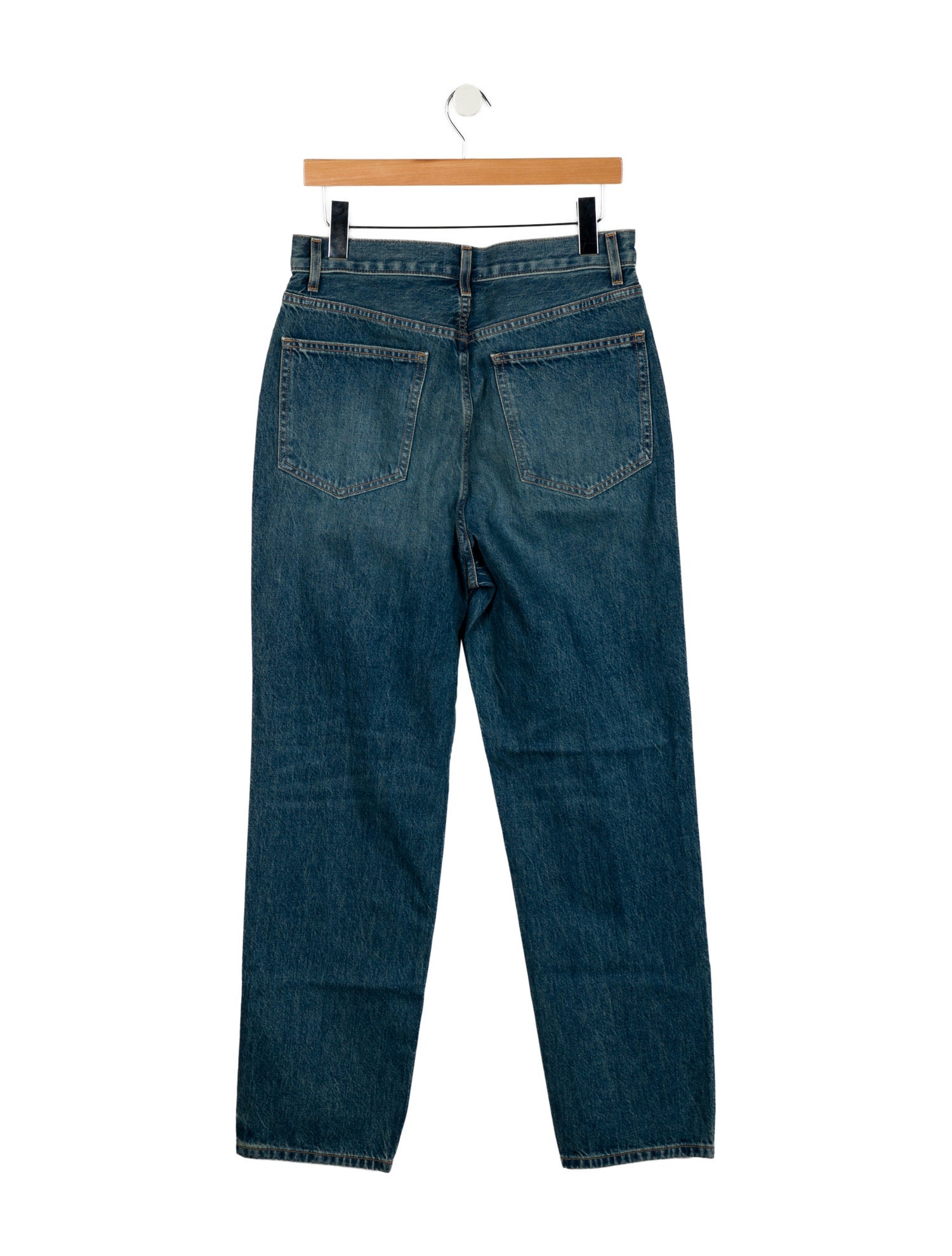 DÔEN High-Rise Straight Leg Jeans