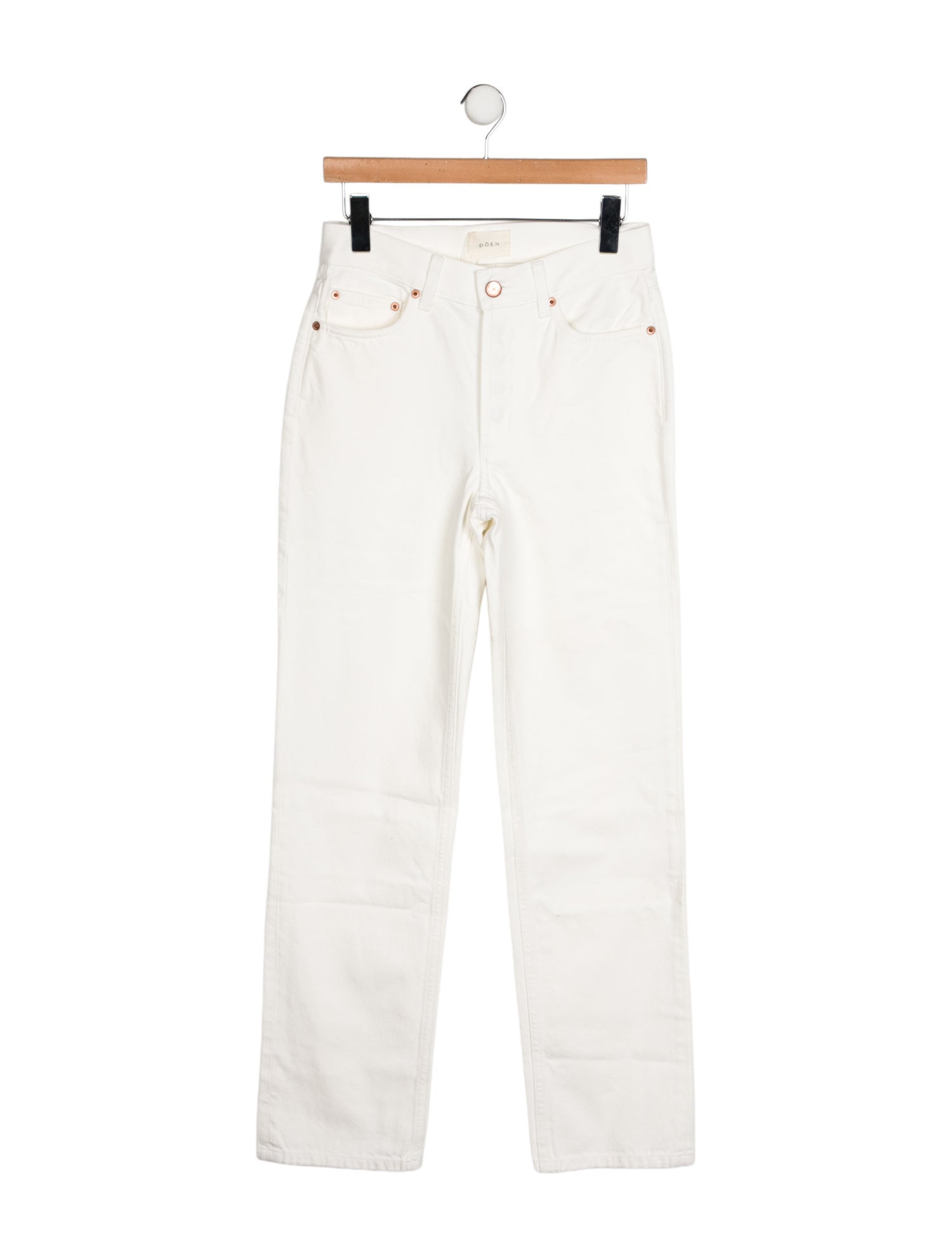 DÔEN Mid-Rise Straight Leg Jeans