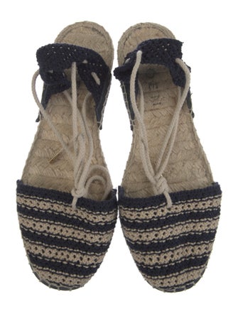 DÔEN Striped Slingback Flats