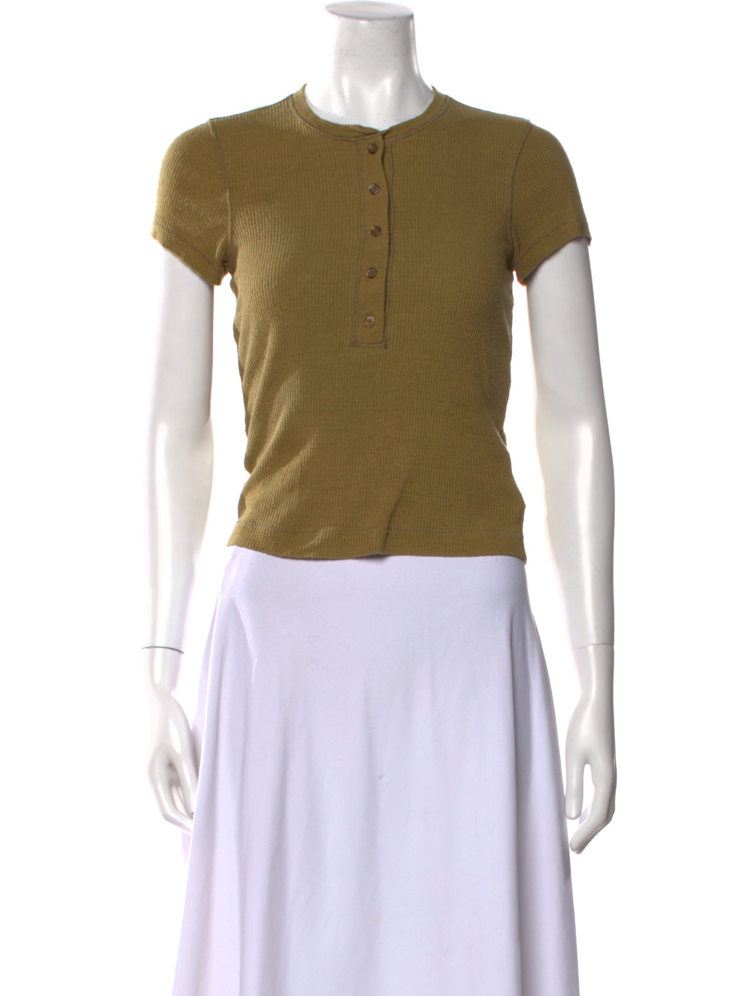 DÔEN Silk Crew Neck Top