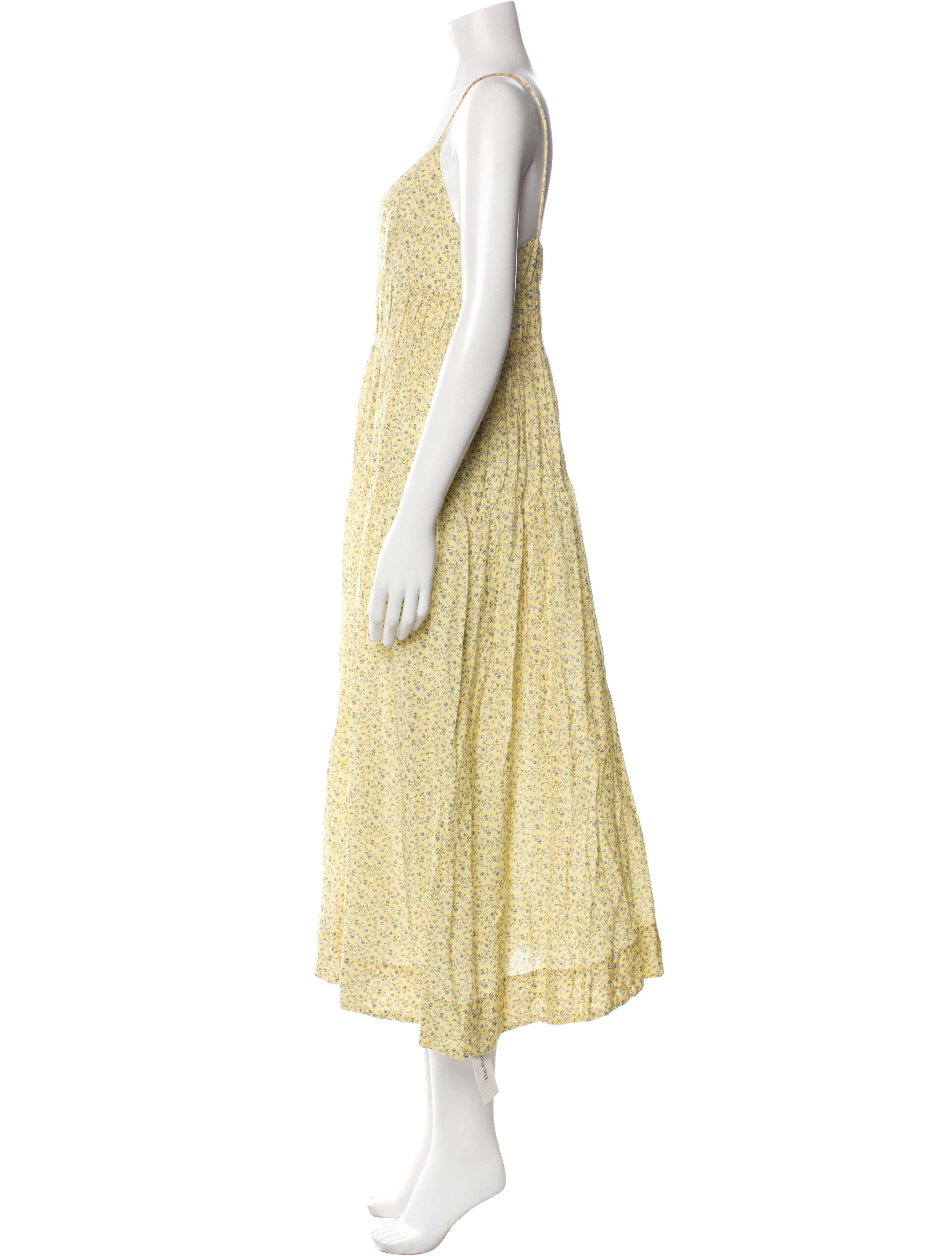 DÔEN Floral Print Long Dress