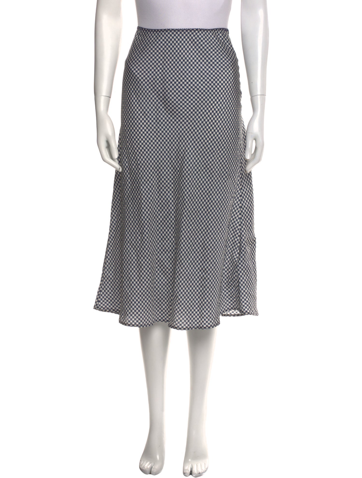 DÔEN Silk Midi Length Skirt