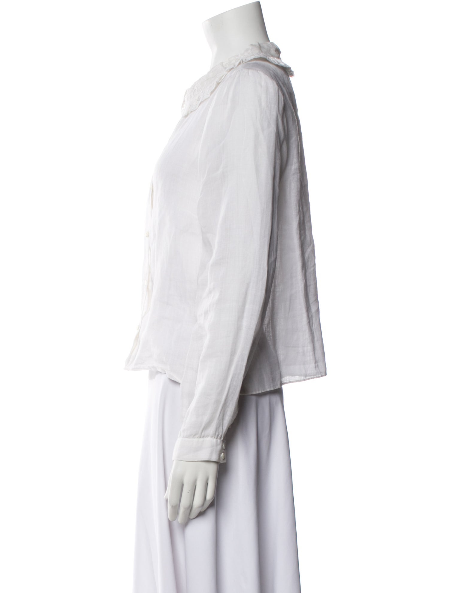 DÔEN Long Sleeve Button-Up Top