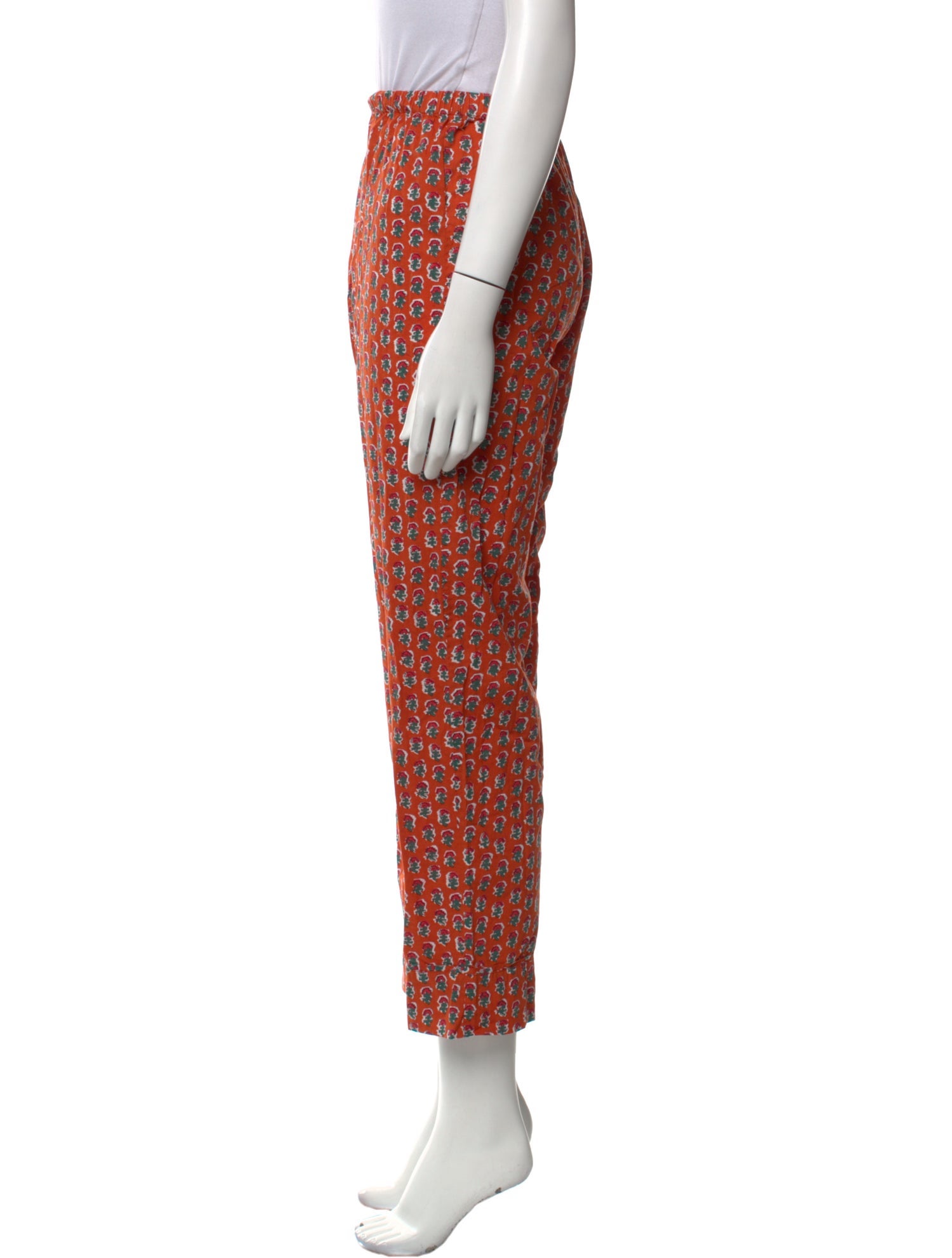 DÔEN Printed Straight Leg Pants