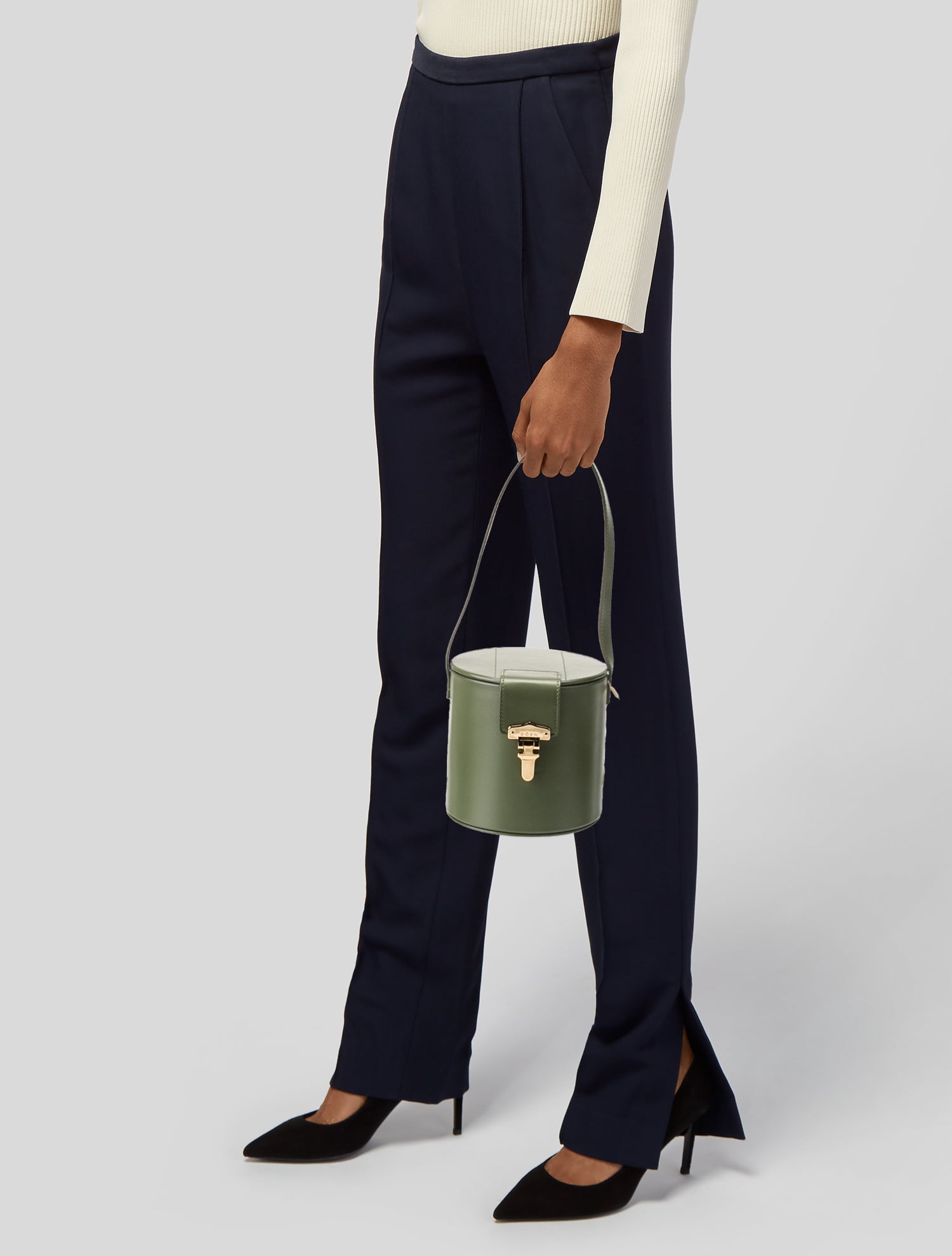 DÔEN Leather Top Handle Bag