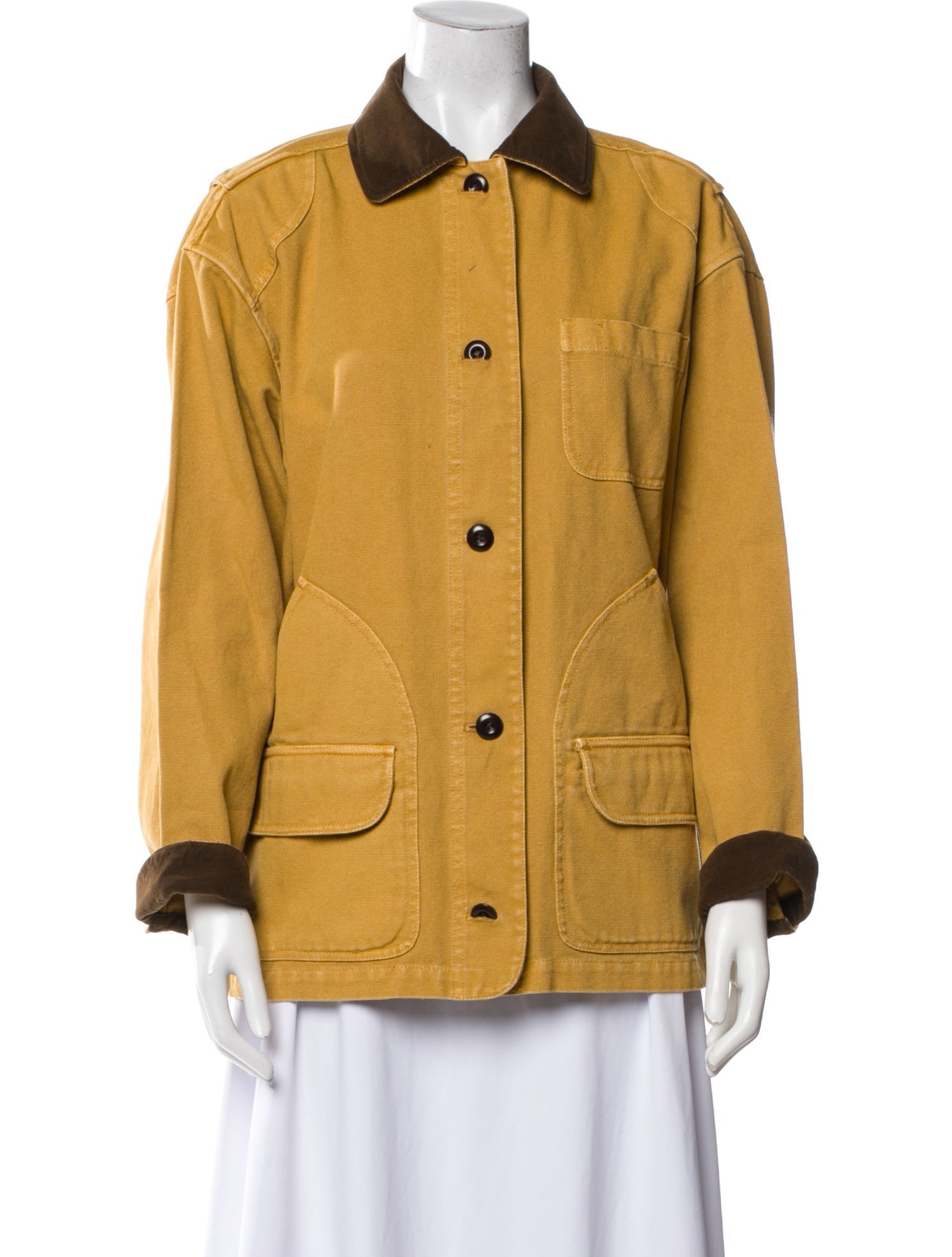 DÔEN Colorblock Pattern Utility Jacket