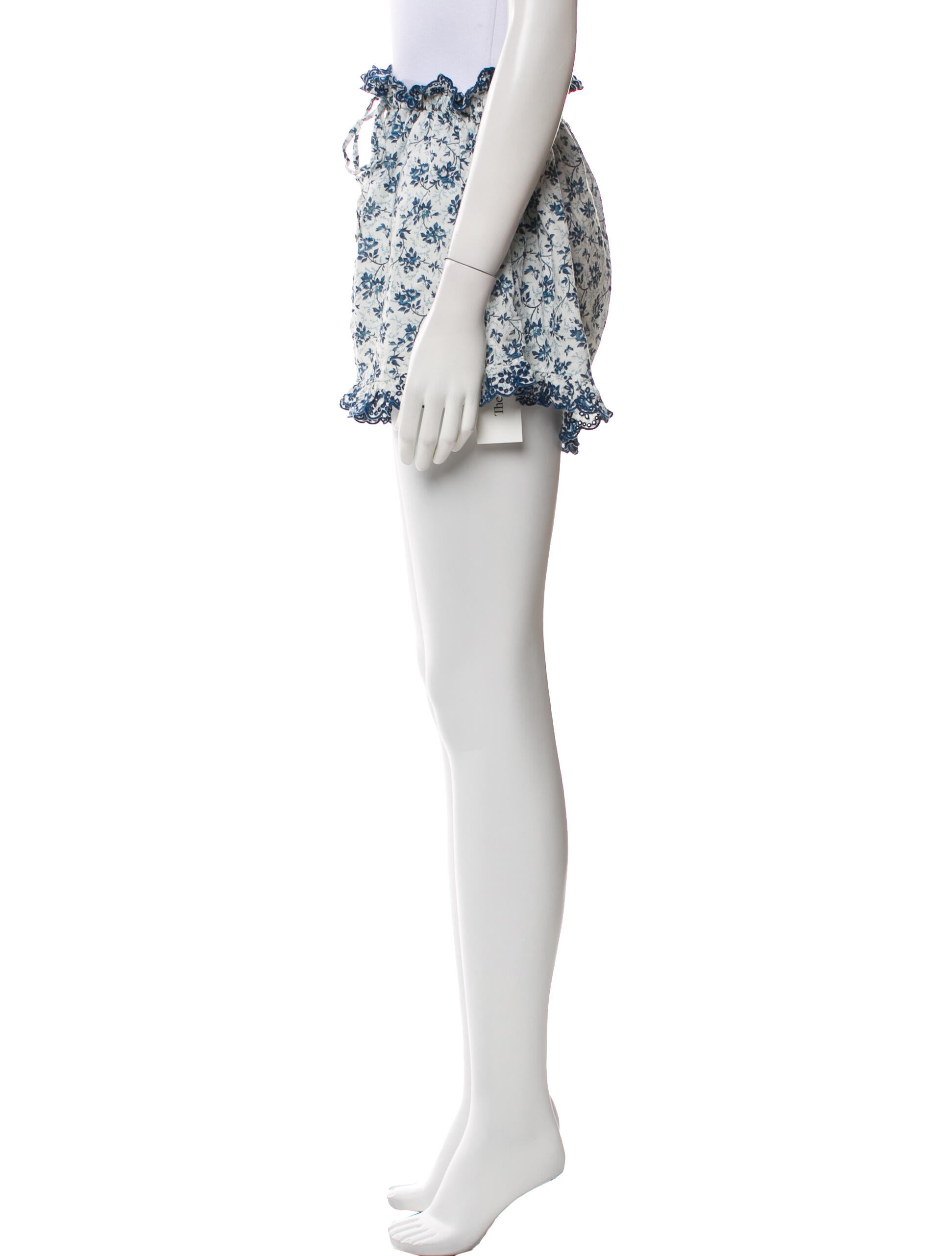 DÔEN Printed Mini Shorts