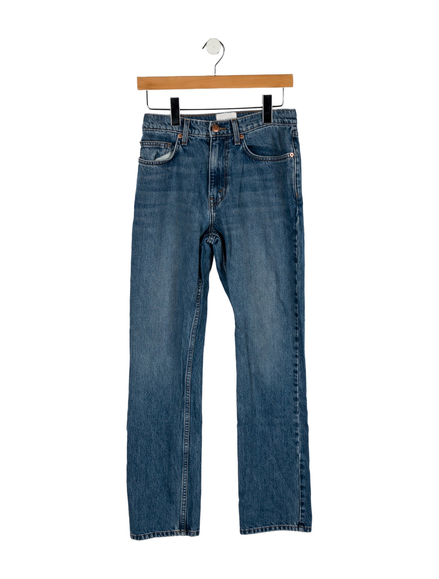 DÔEN Mid-Rise Straight Leg Jeans