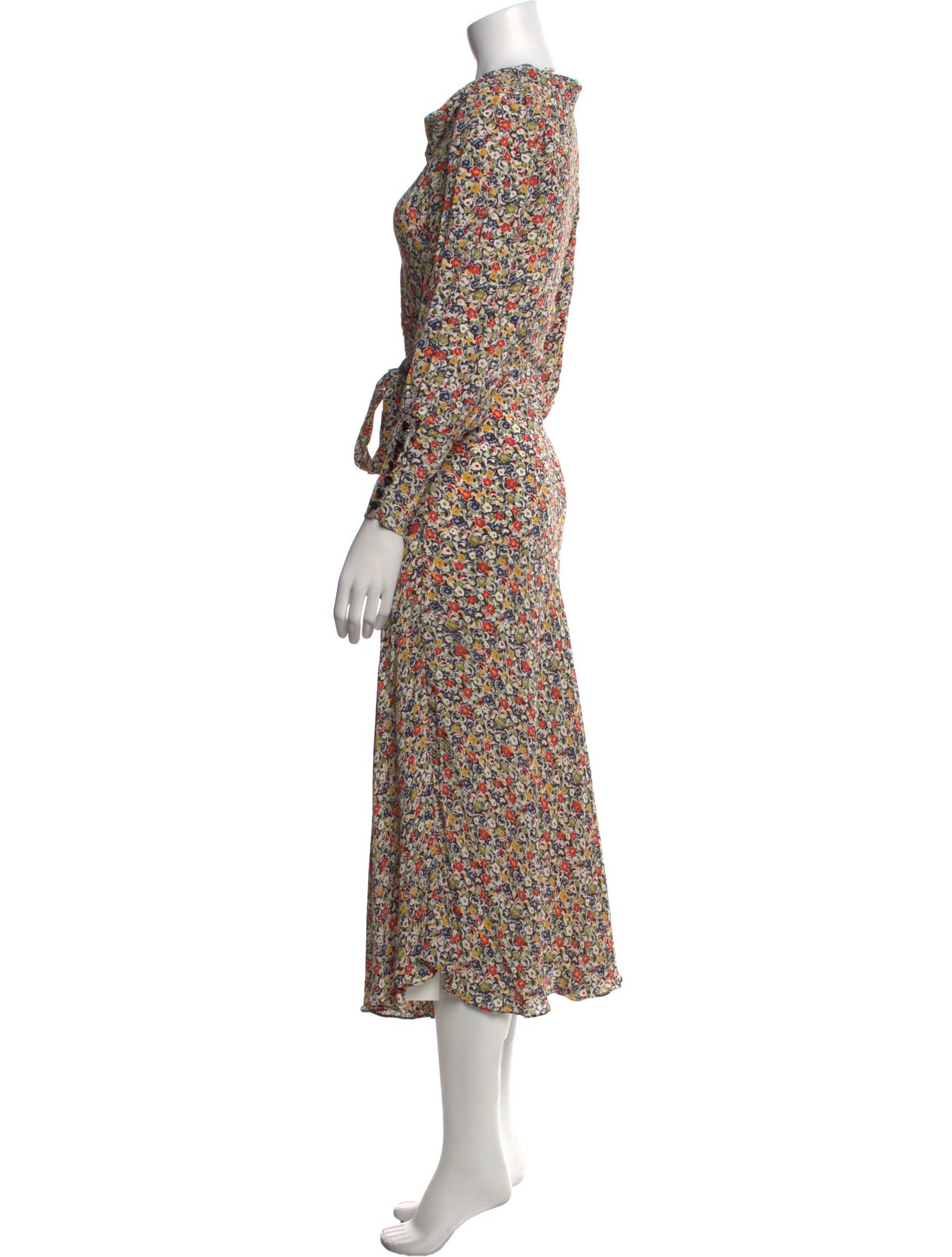 DÔEN Floral Print Long Dress