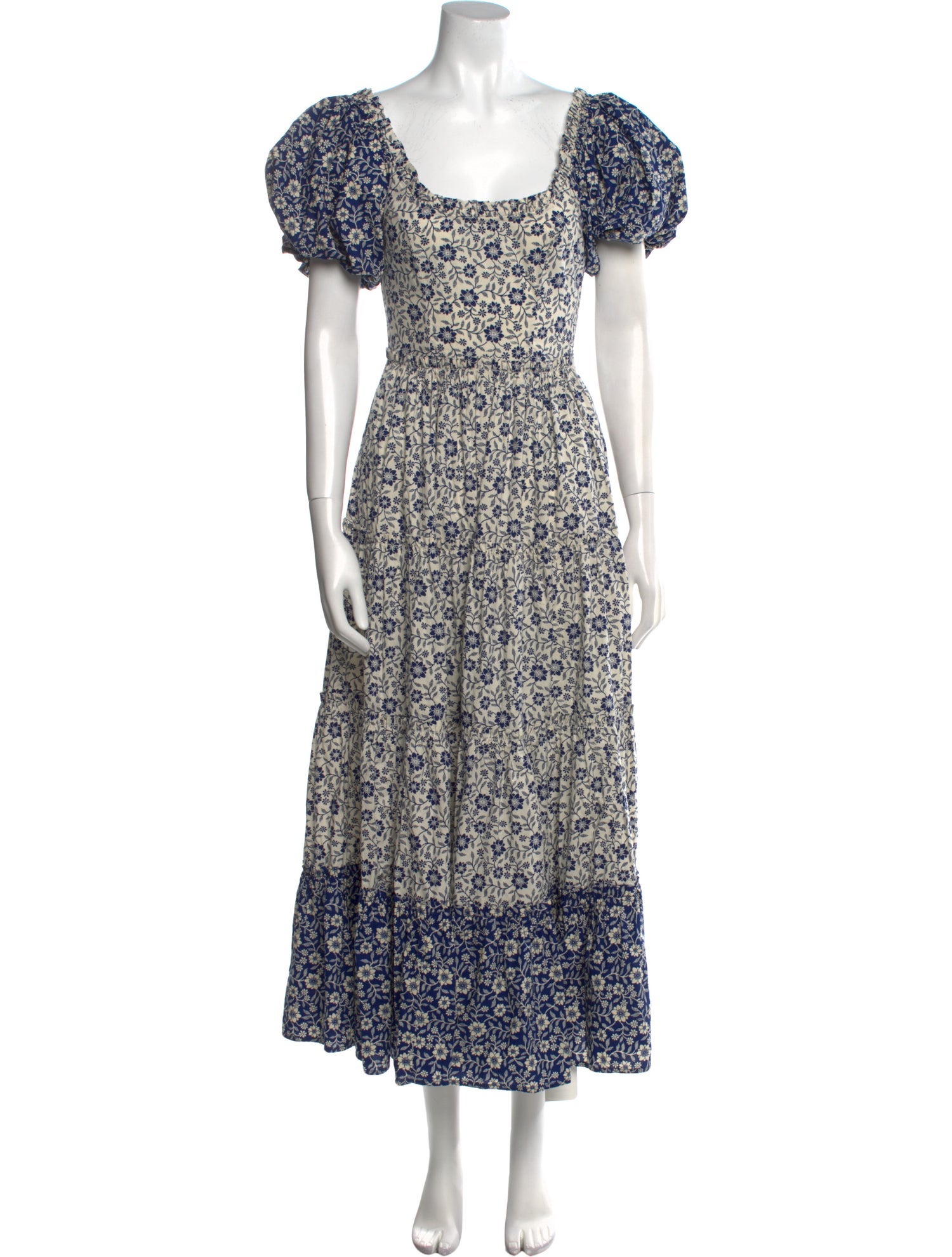 DÔEN Floral Print Long Dress