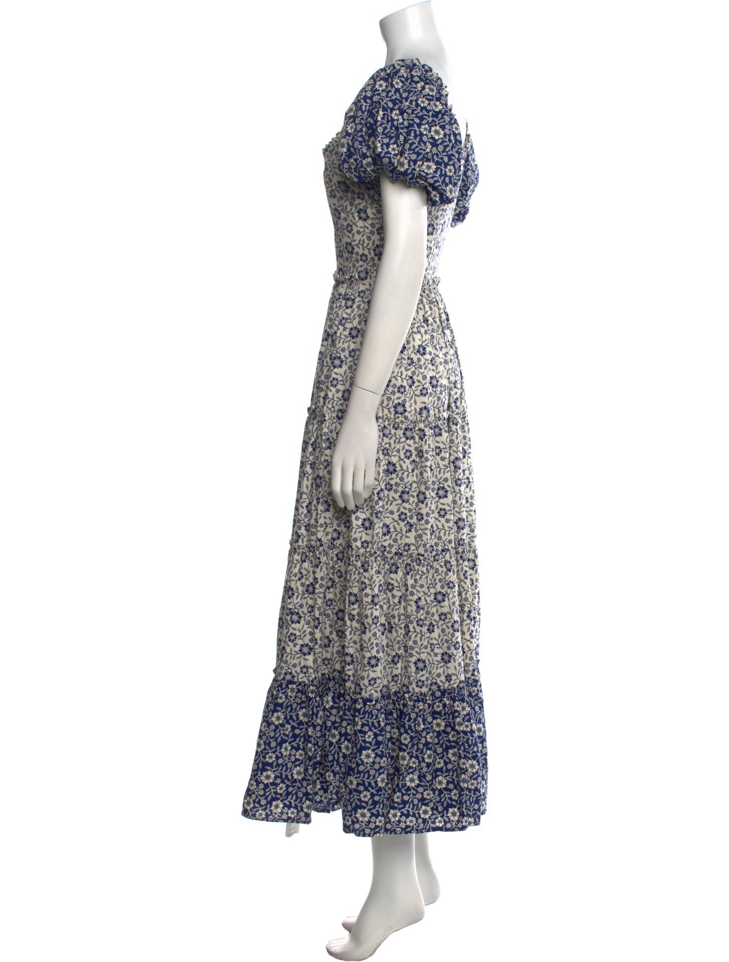 DÔEN Floral Print Long Dress