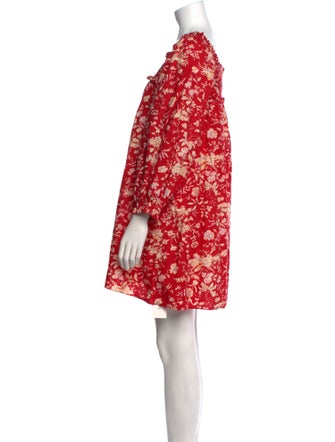 DÔEN Floral Print Mini Dress