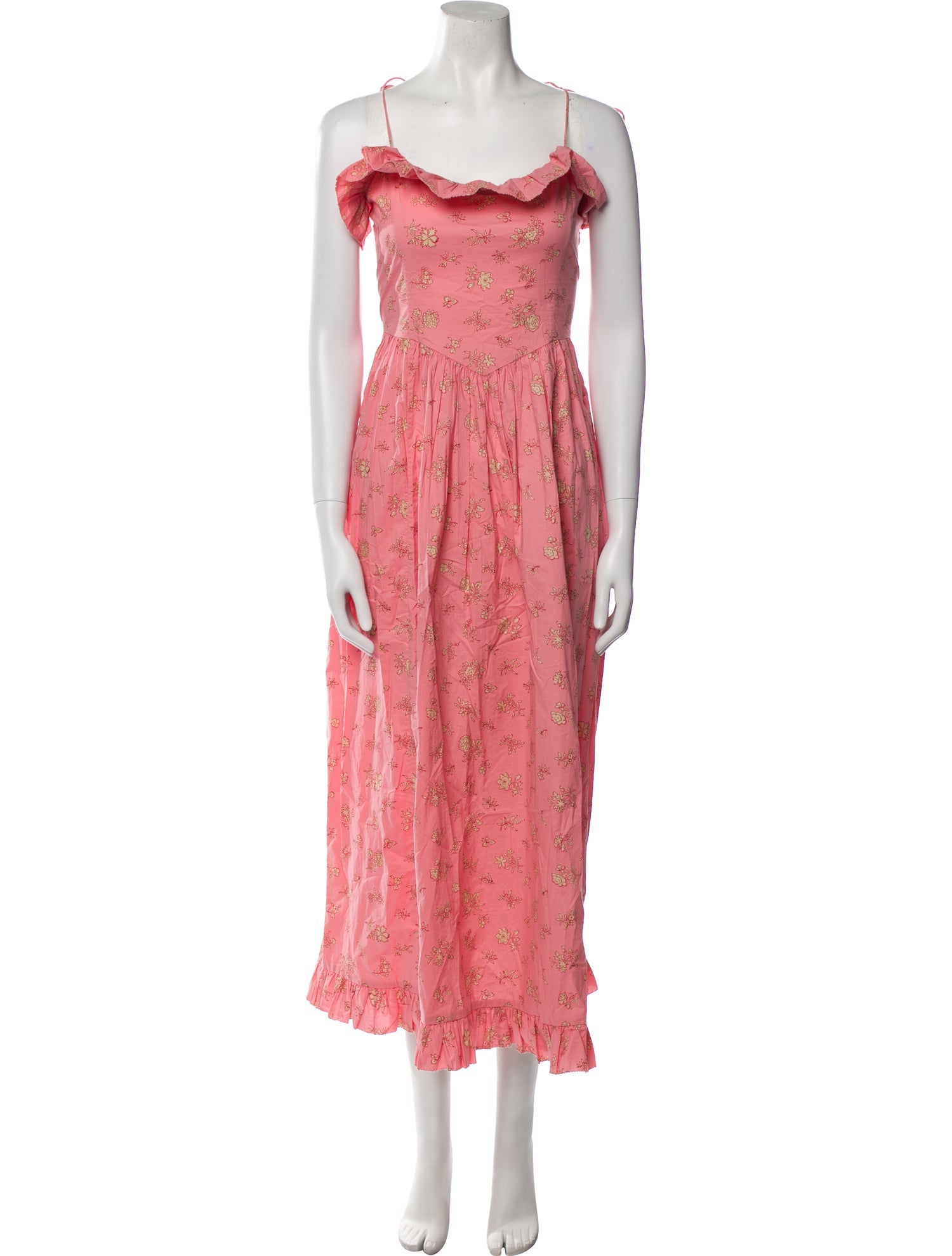 DÔEN Floral Print Long Dress