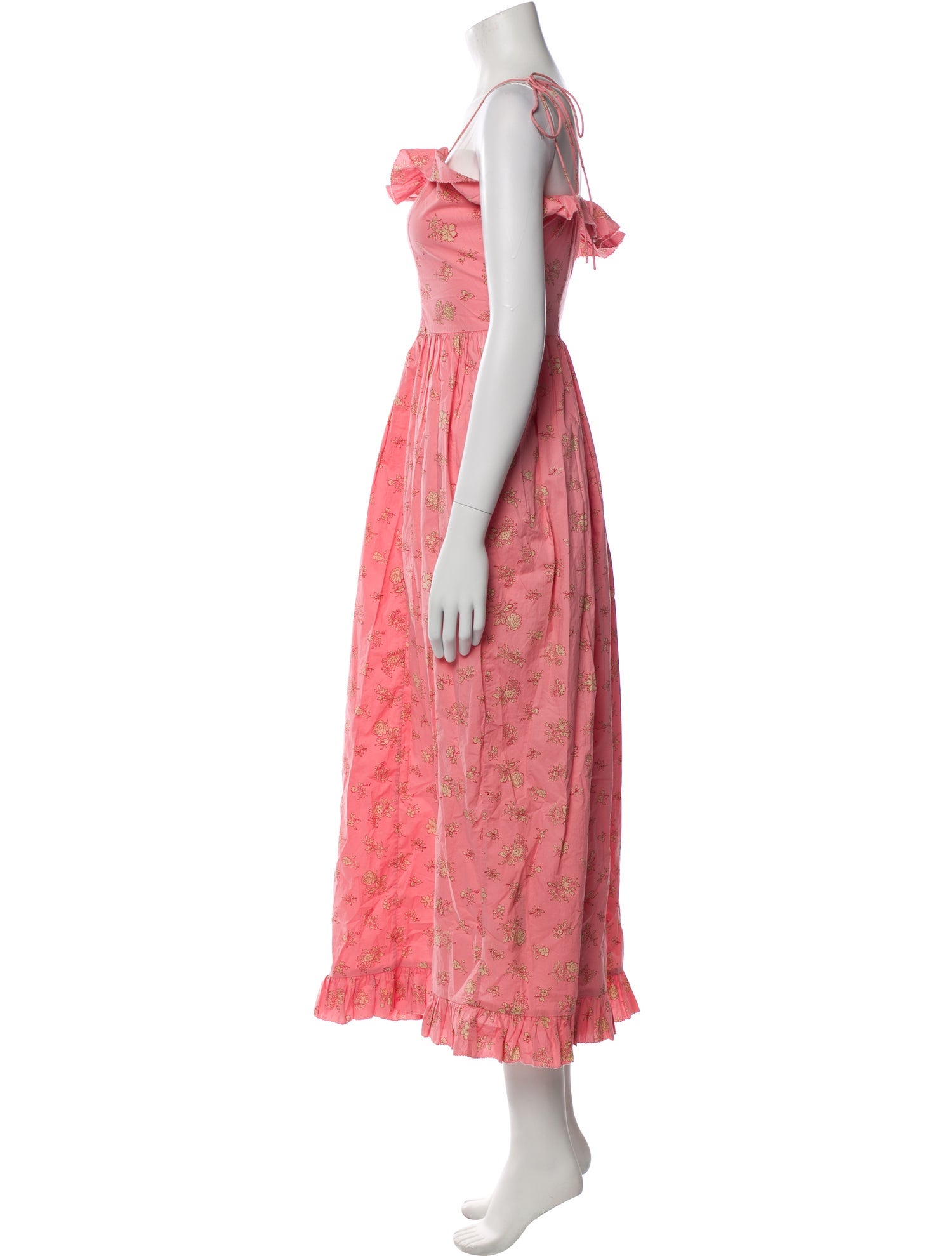 DÔEN Floral Print Long Dress