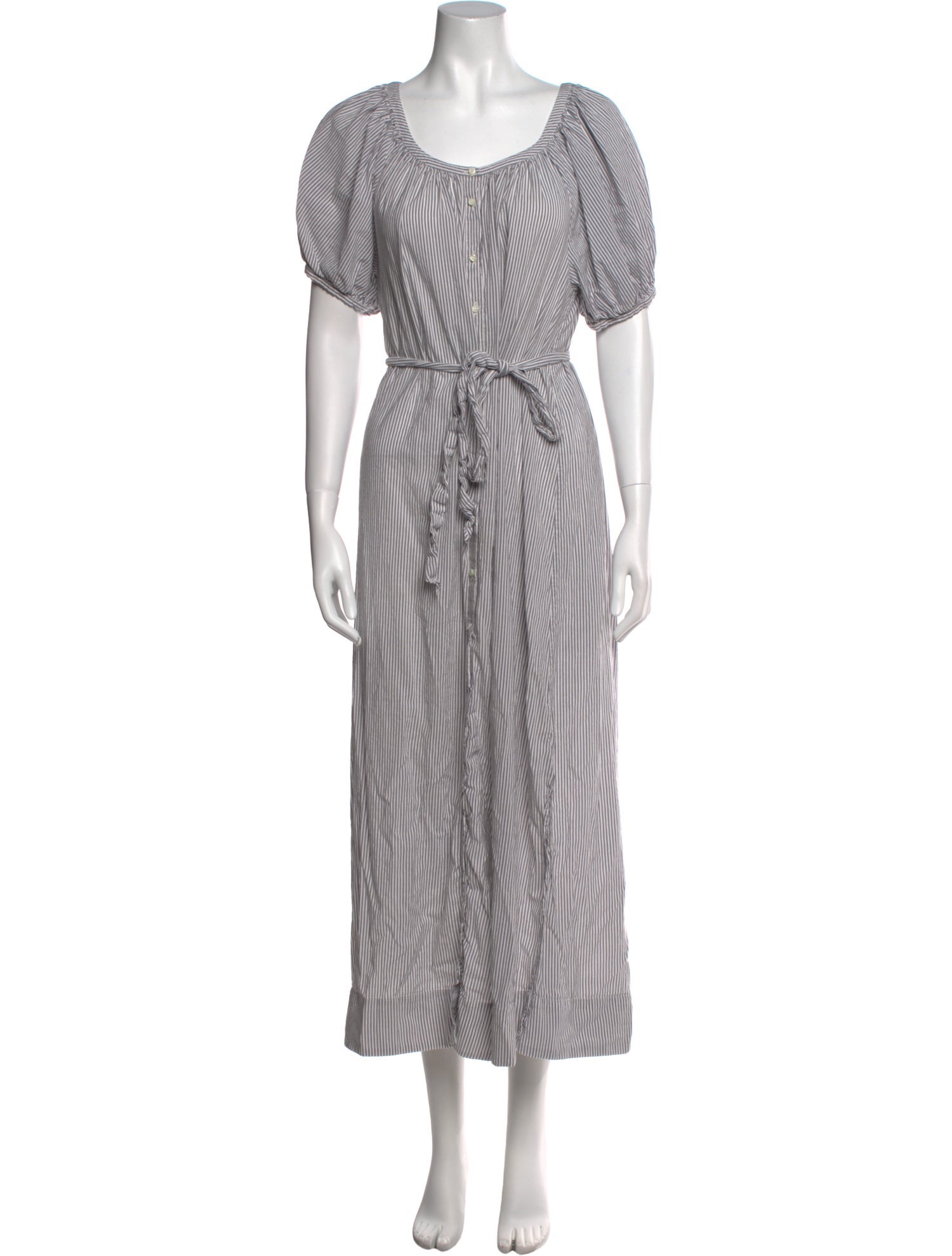 DÔEN Striped Long Dress