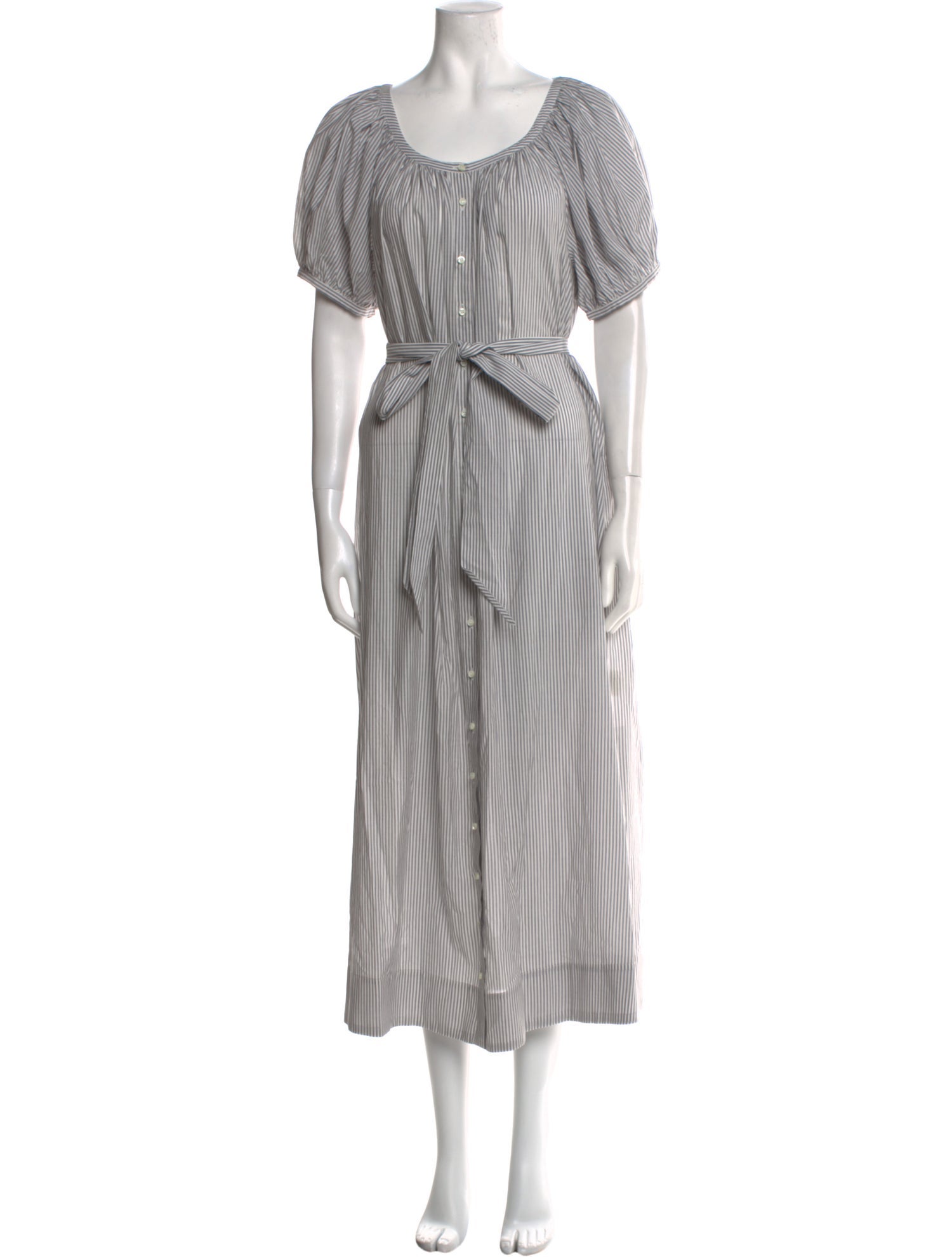 DÔEN Striped Long Dress