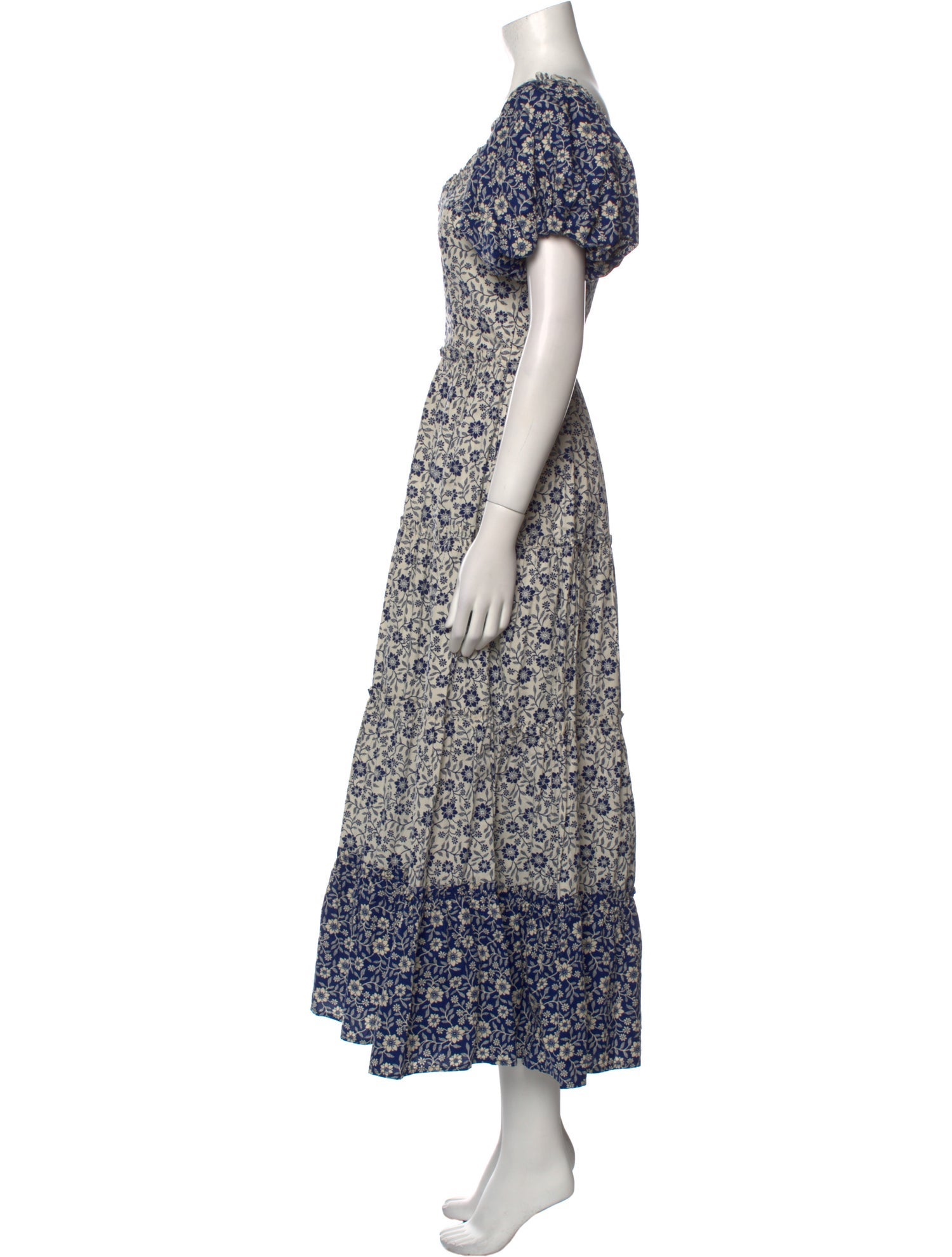 DÔEN Floral Print Long Dress w/ Tags