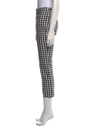 DÔEN Plaid Print Straight Leg Pants