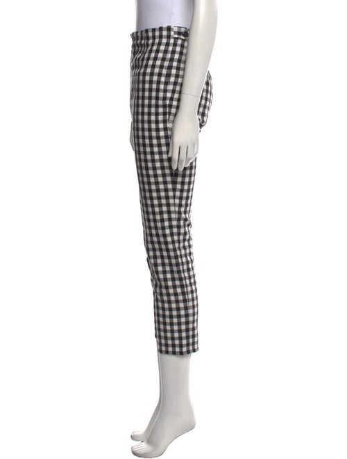 DÔEN Plaid Print Straight Leg Pants