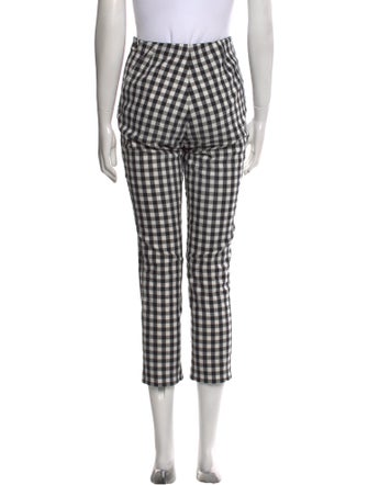 DÔEN Plaid Print Straight Leg Pants
