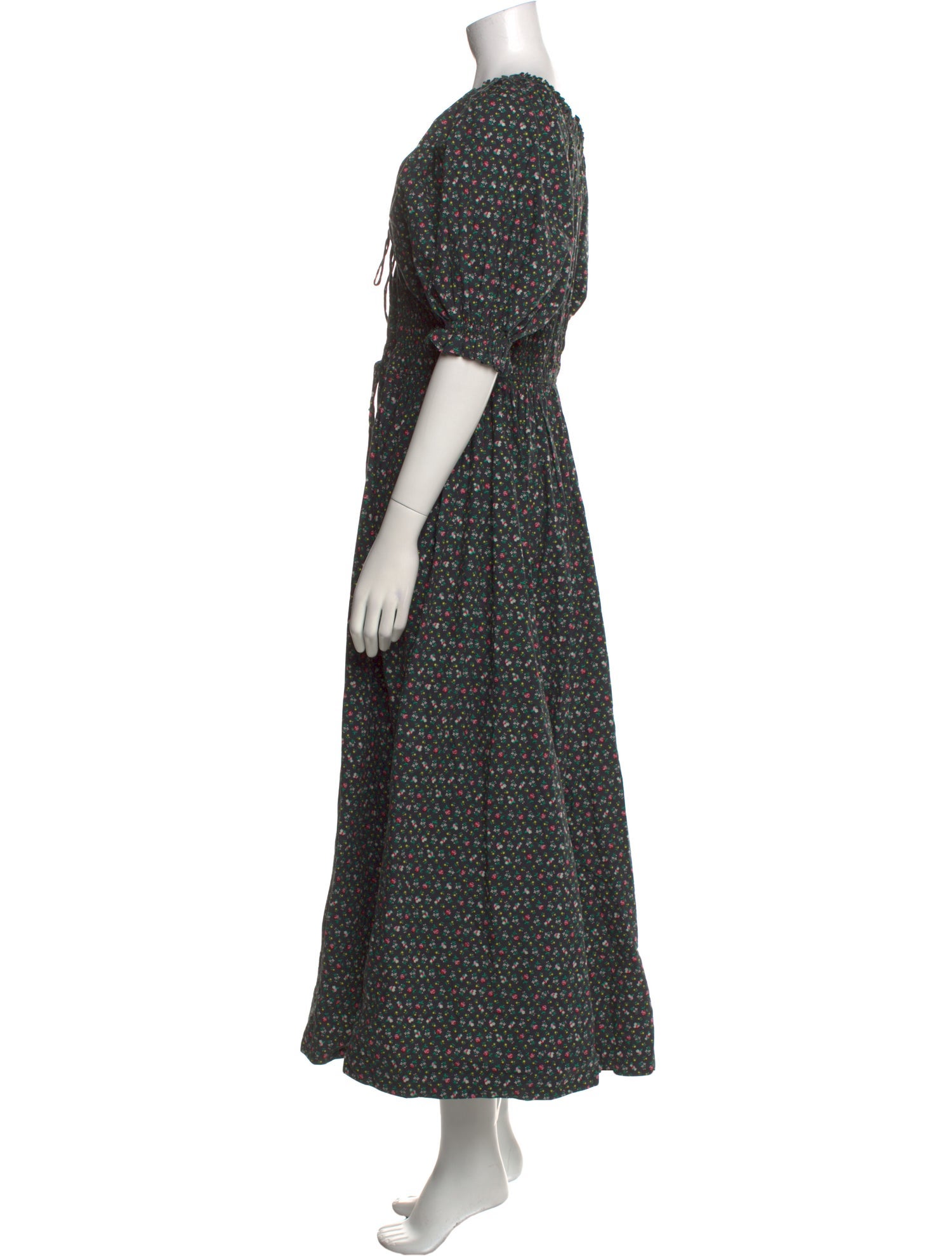 DÔEN Floral Print Long Dress