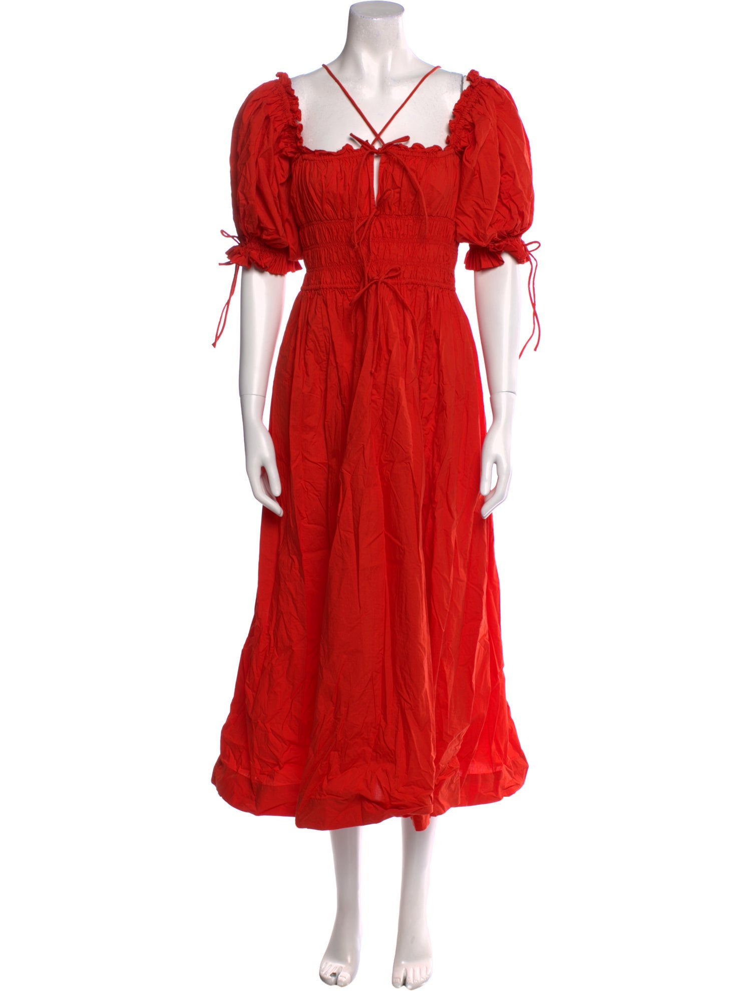 DÔEN V-Neck Long Dress