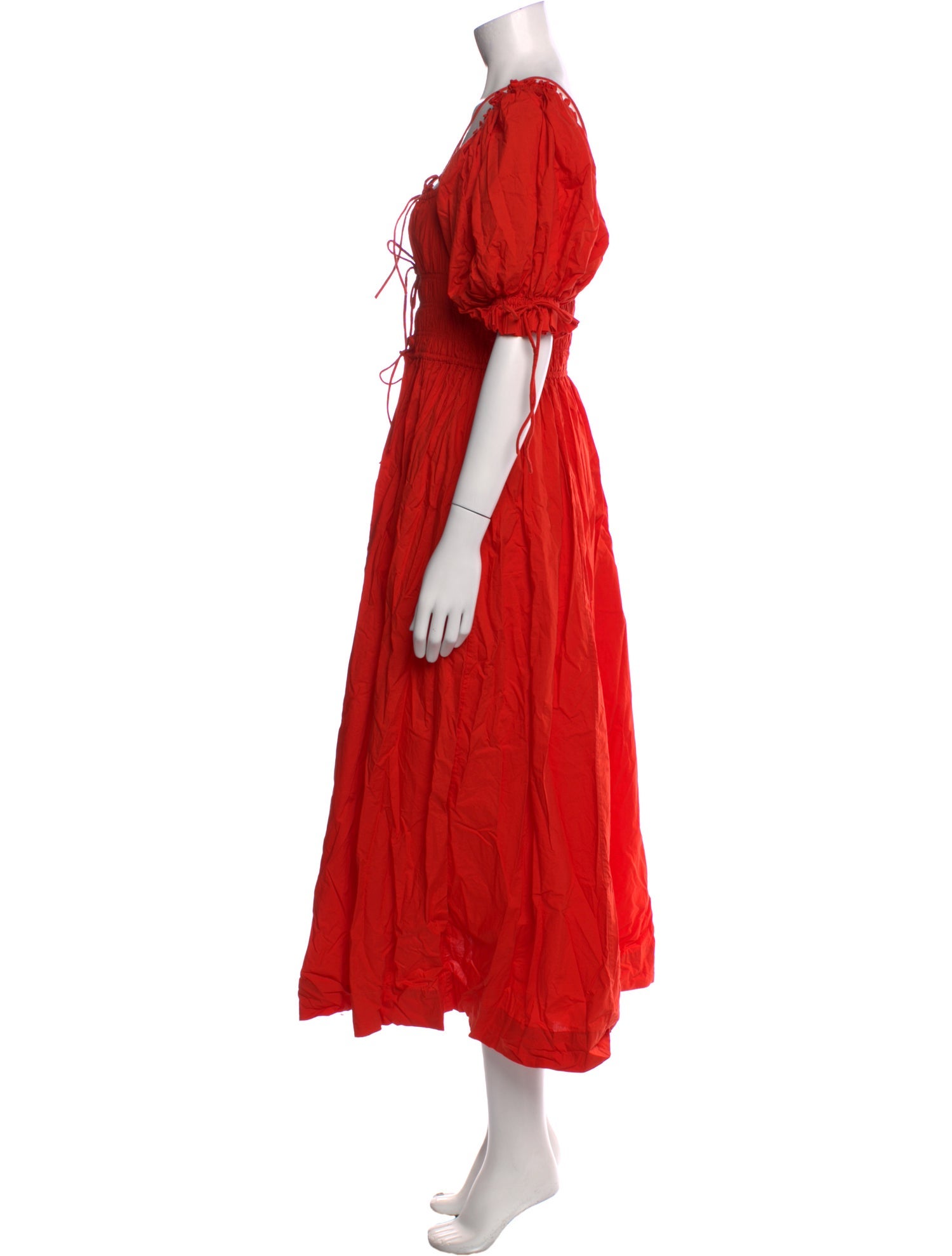 DÔEN V-Neck Long Dress