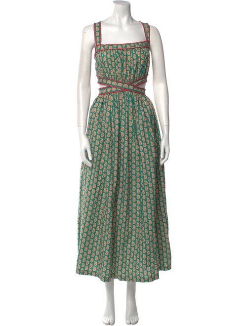 DÔEN Printed Long Dress