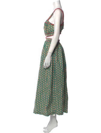 DÔEN Printed Long Dress
