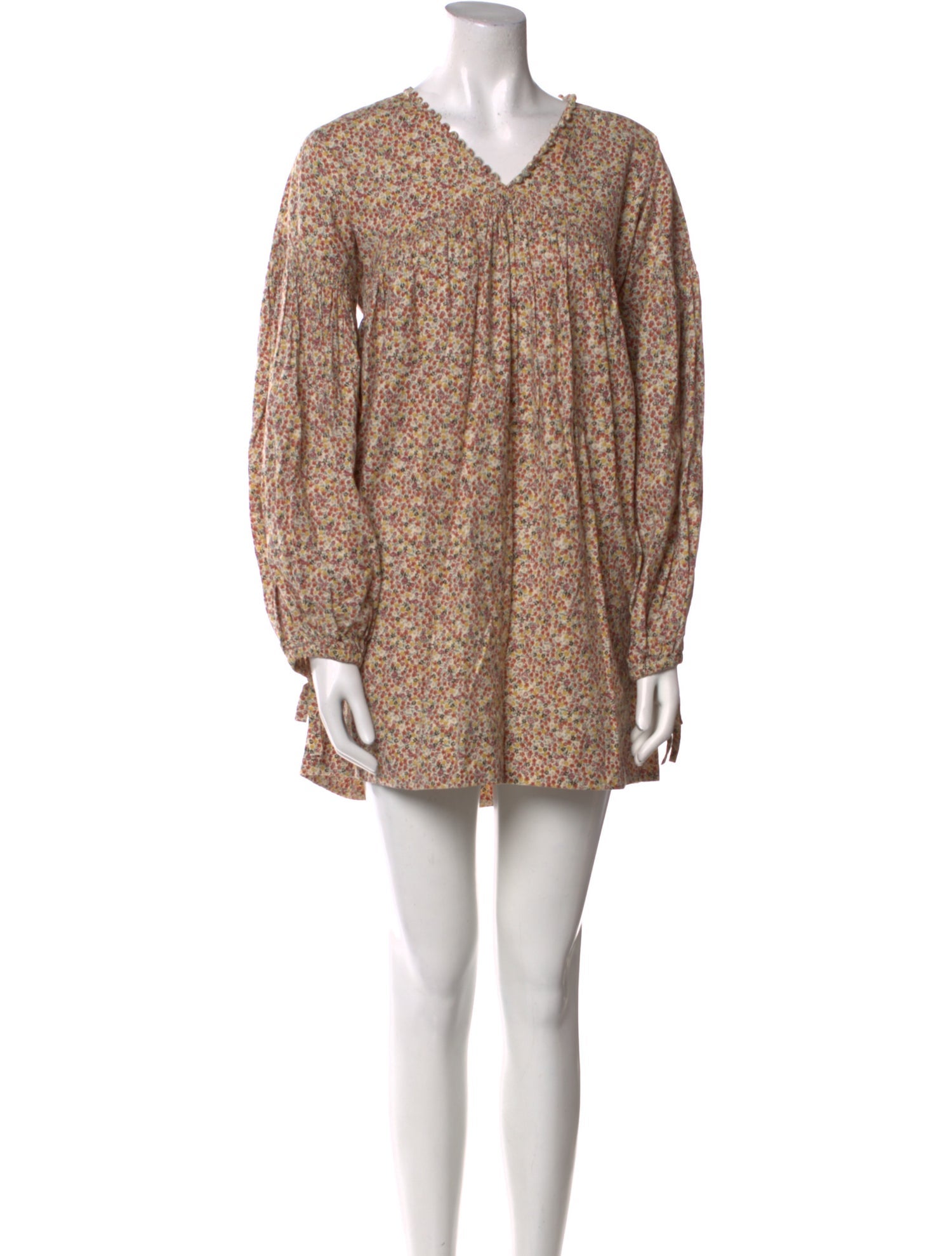 DÔEN Floral Print Mini Dress