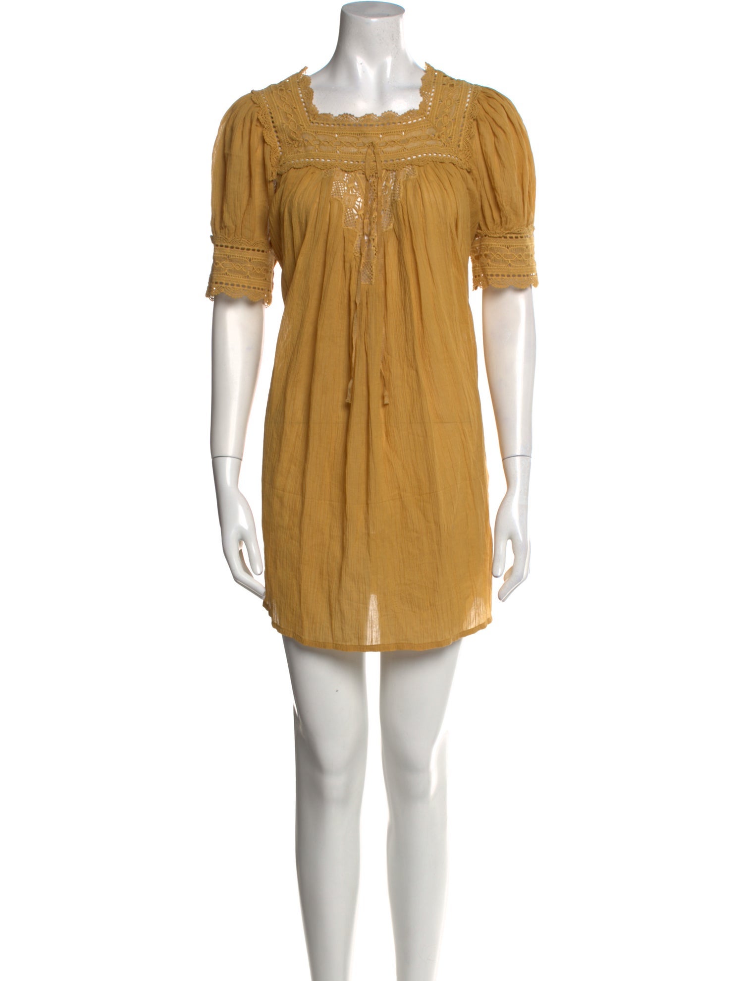 DÔEN Square Neckline Mini Dress