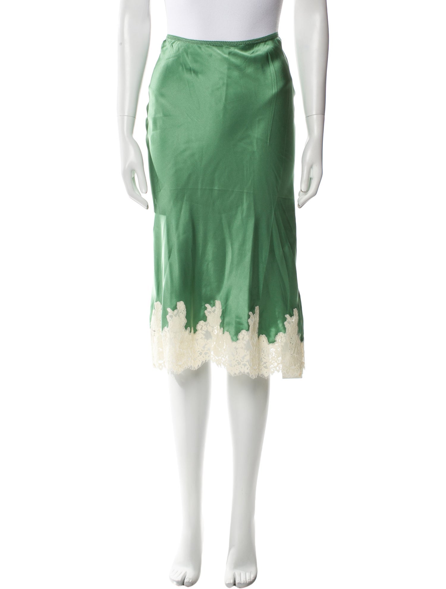 DÔEN Silk Knee-Length Skirt w/ Tags