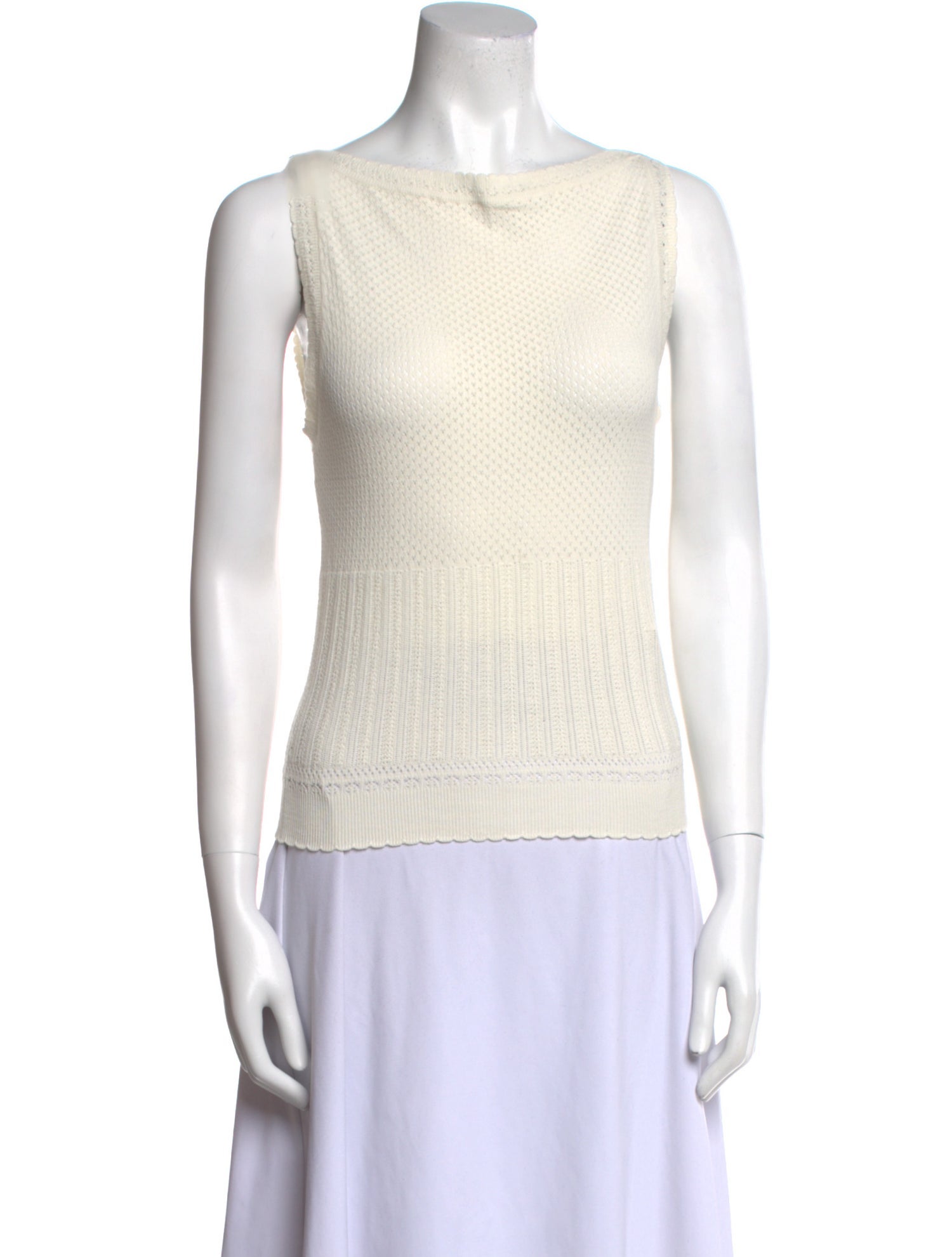 DÔEN Bateau Neckline Sleeveless Top w/ Tags