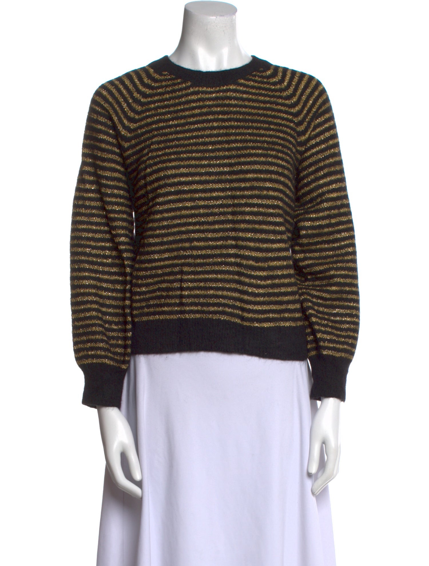 DÔEN Striped Crew Neck Sweater
