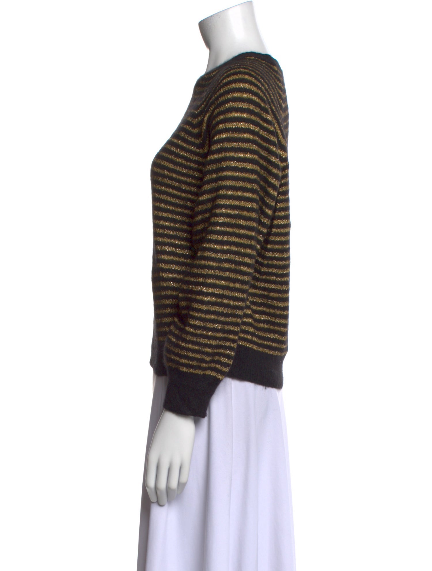 DÔEN Striped Crew Neck Sweater