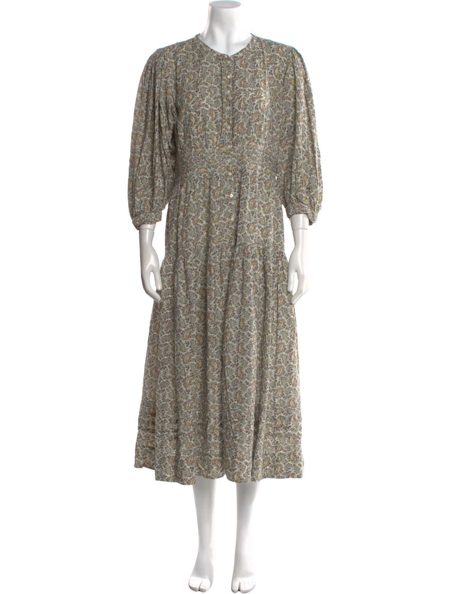 DÔEN Paisley Print Long Dress