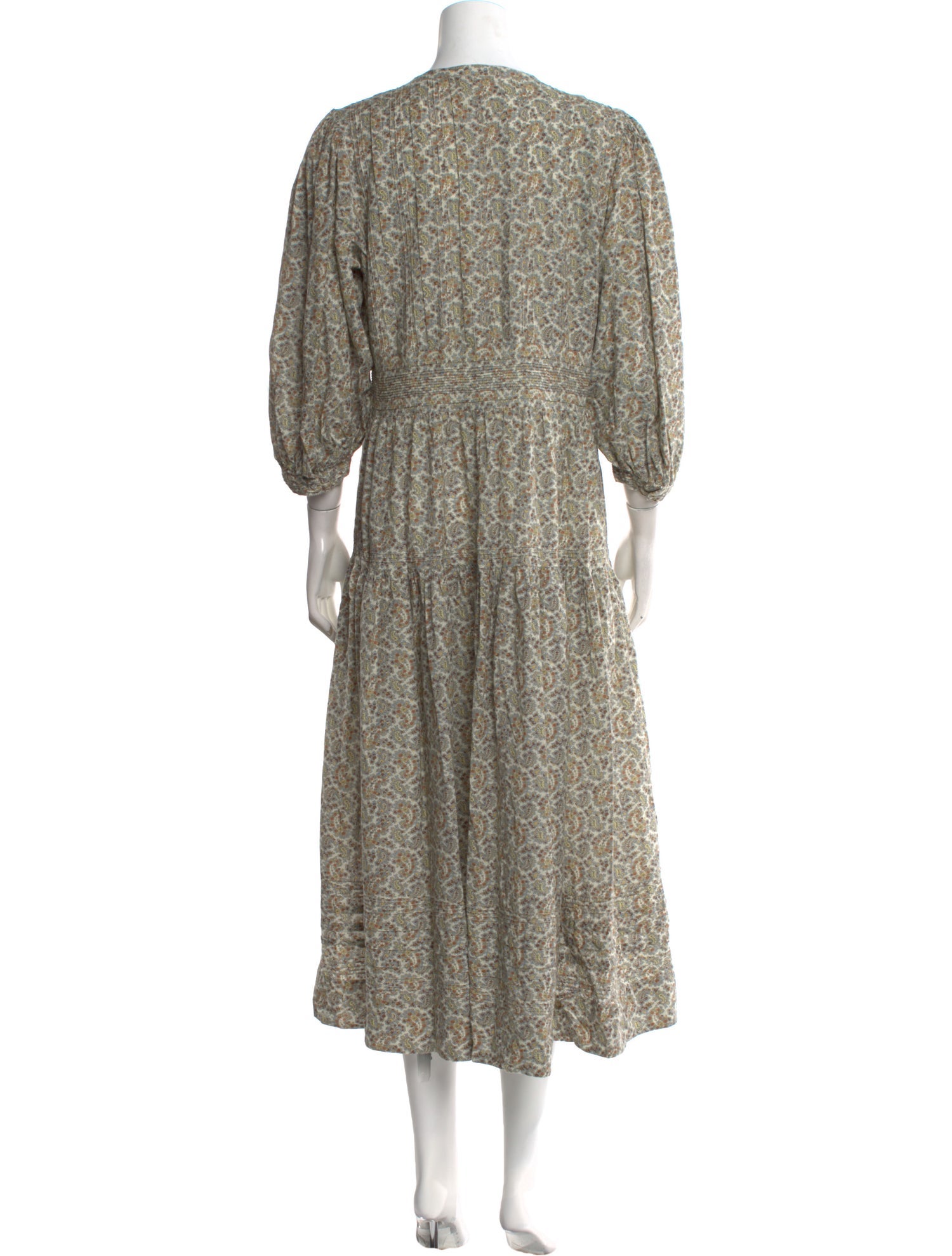 DÔEN Paisley Print Long Dress