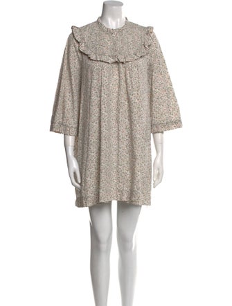 DÔEN Floral Print Mini Dress