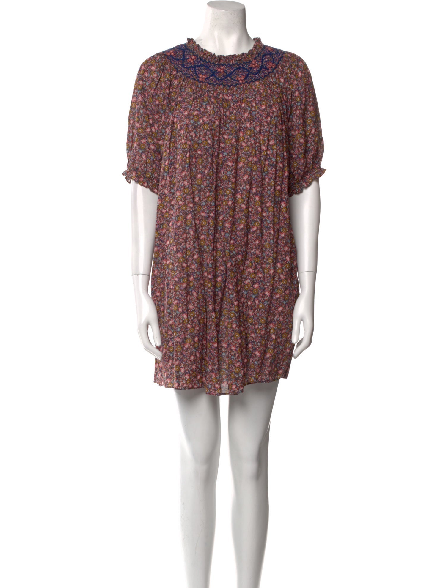 DÔEN Floral Print Mini Dress