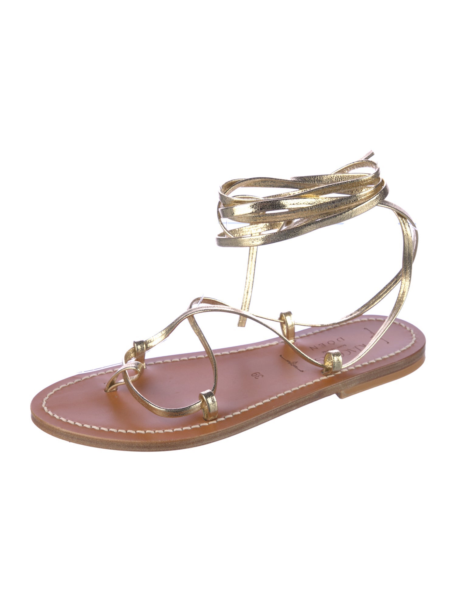 DÔEN Leather Gladiator Sandals