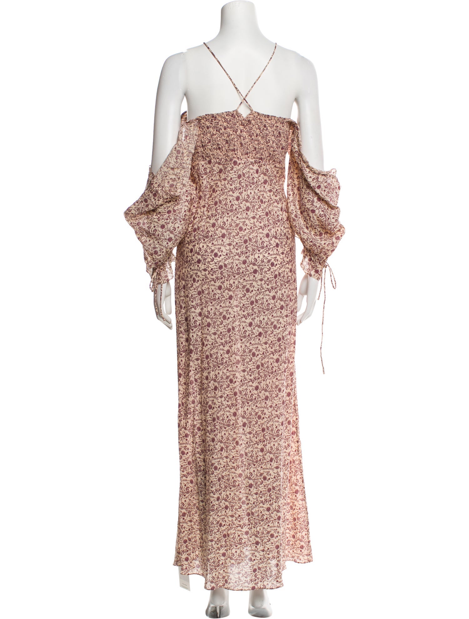 DÔEN Floral Print Long Dress