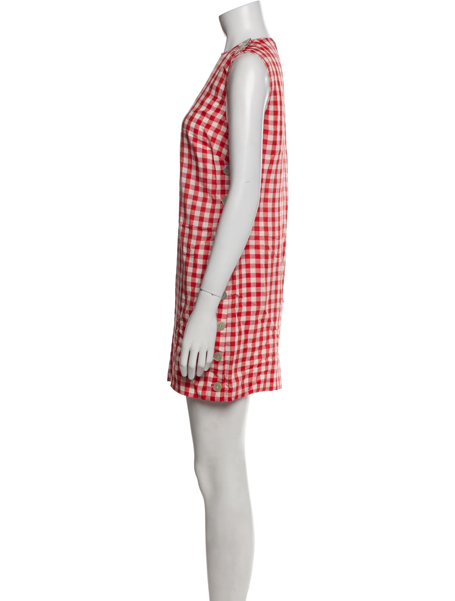 DÔEN Plaid Print Mini Dress w/ Tags