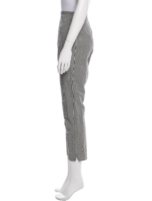 DÔEN Plaid Print Skinny Leg Pants