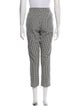 DÔEN Plaid Print Skinny Leg Pants