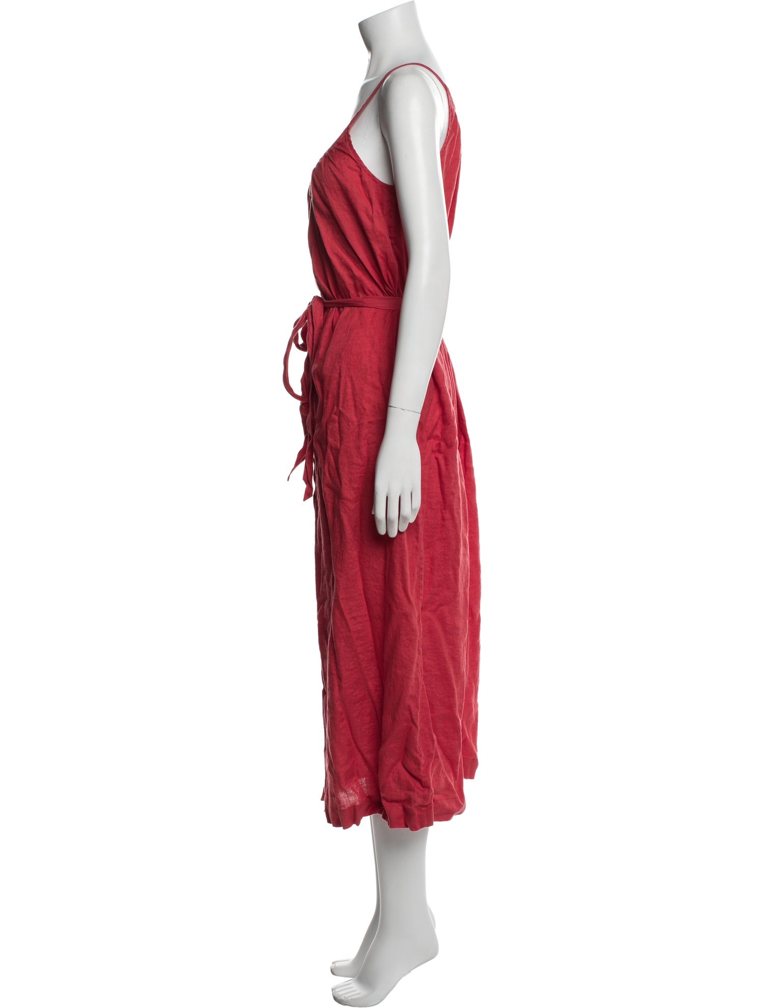 DÔEN Linen Midi Length Dress