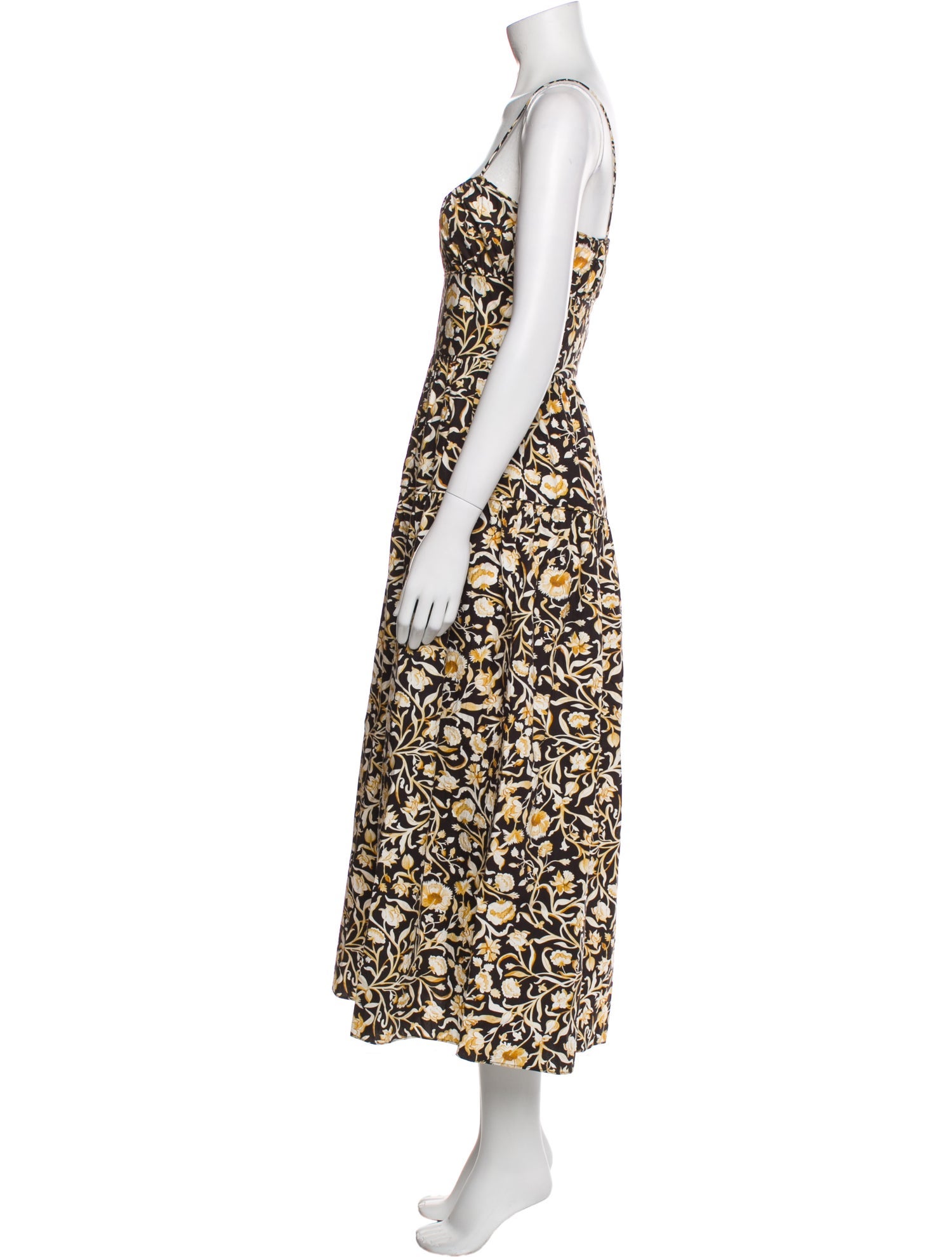 DÔEN Floral Print Long Dress