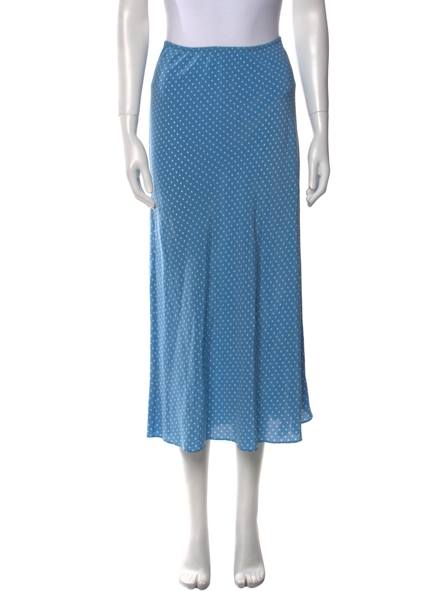 DÔEN Silk Midi Length Skirt