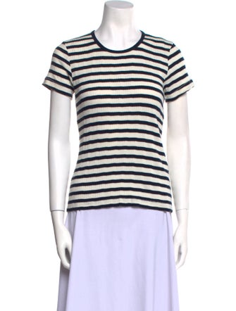 DÔEN Striped Crew Neck T-Shirt
