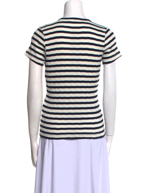 DÔEN Striped Crew Neck T-Shirt