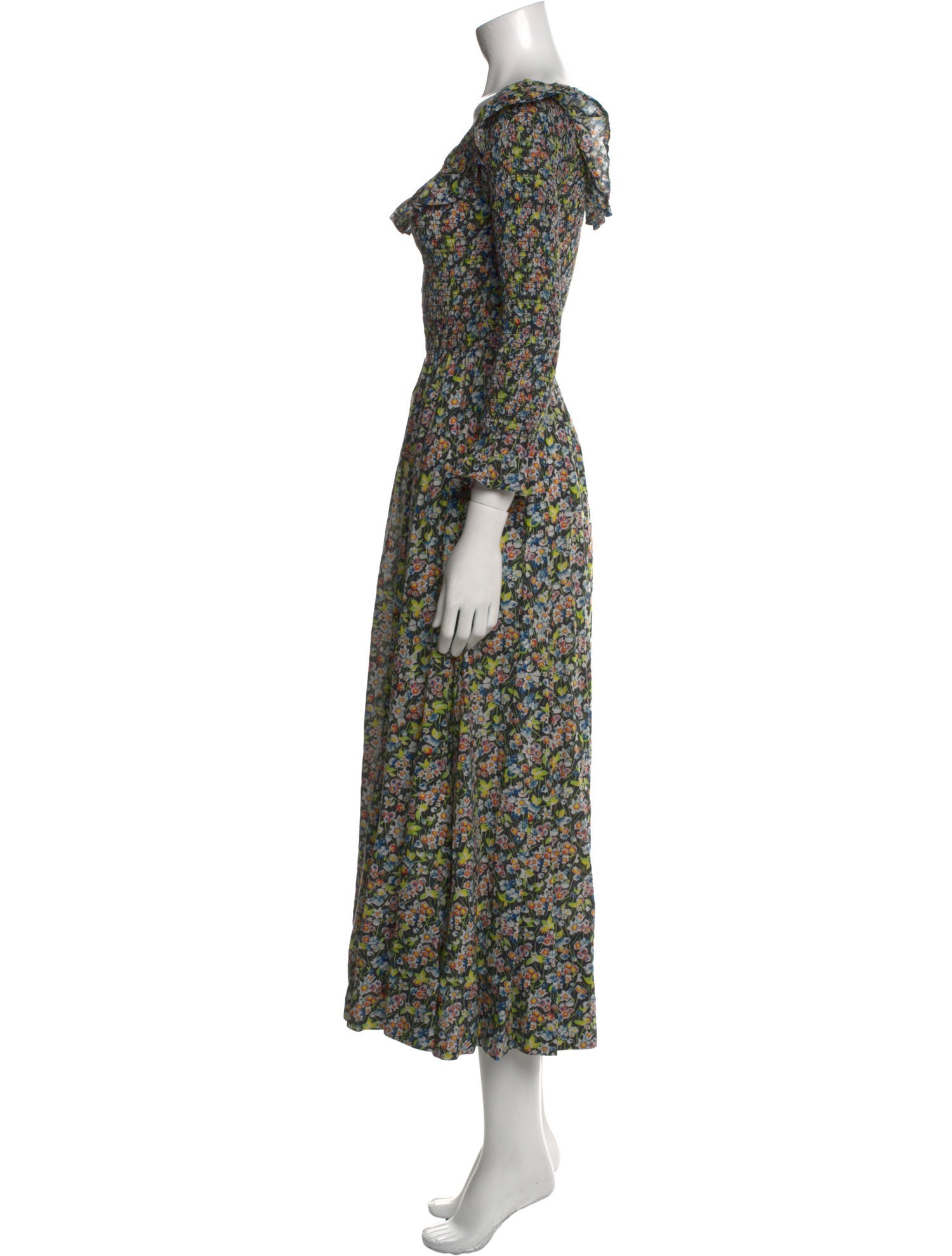 DÔEN Floral Print Long Dress